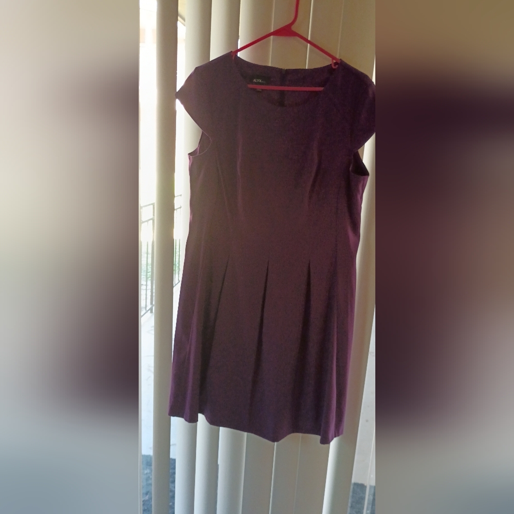 ALYX NWOT plum Color Plus Size 18 Fit & Flare Sleeveless Midi Dress